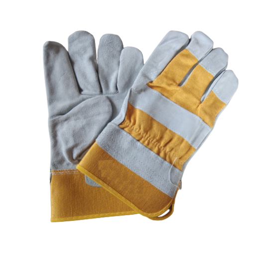 Leather Welding Gloves (10 Inch) Protective Work Glove for Safe Welding Work Heat Resistant, for Mig, Tig Welder, BBQ, Furnace, Camping, Stove Etc
