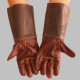 14 Inch Leather Welding Gloves Protective Work Gloves for Safe Welding Work Gloves, Splash Proof & Heat Resistant