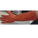Acid Alkali Proof Chemical Resistant Rubber Safety Hand Gloves Size 16 Inch (1 Pair)