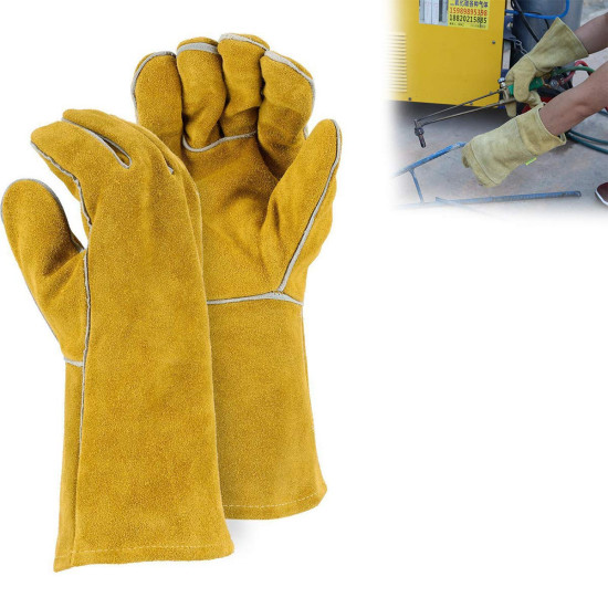 Protective Durable Heat Resistant Welding Work Gloves