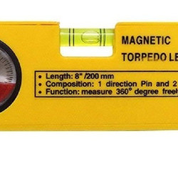 8-inch Magnetic Torpedo/Spirit Level Gauge