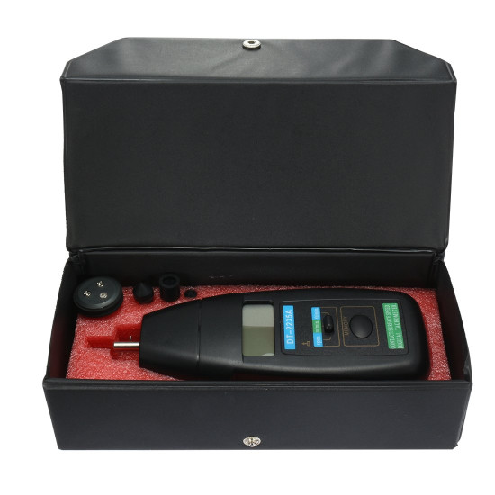 Handheld Contact Digital Tachometer Motor Speed Gauge Tester 50RPM-19999RPM