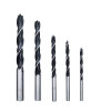 5PCS Brad Point Drill Bits 4-10mm Spiral Twist Wood Drill Bits Set For Soft, Hard, Veneered And Laminated Wood Mdf Acrylic